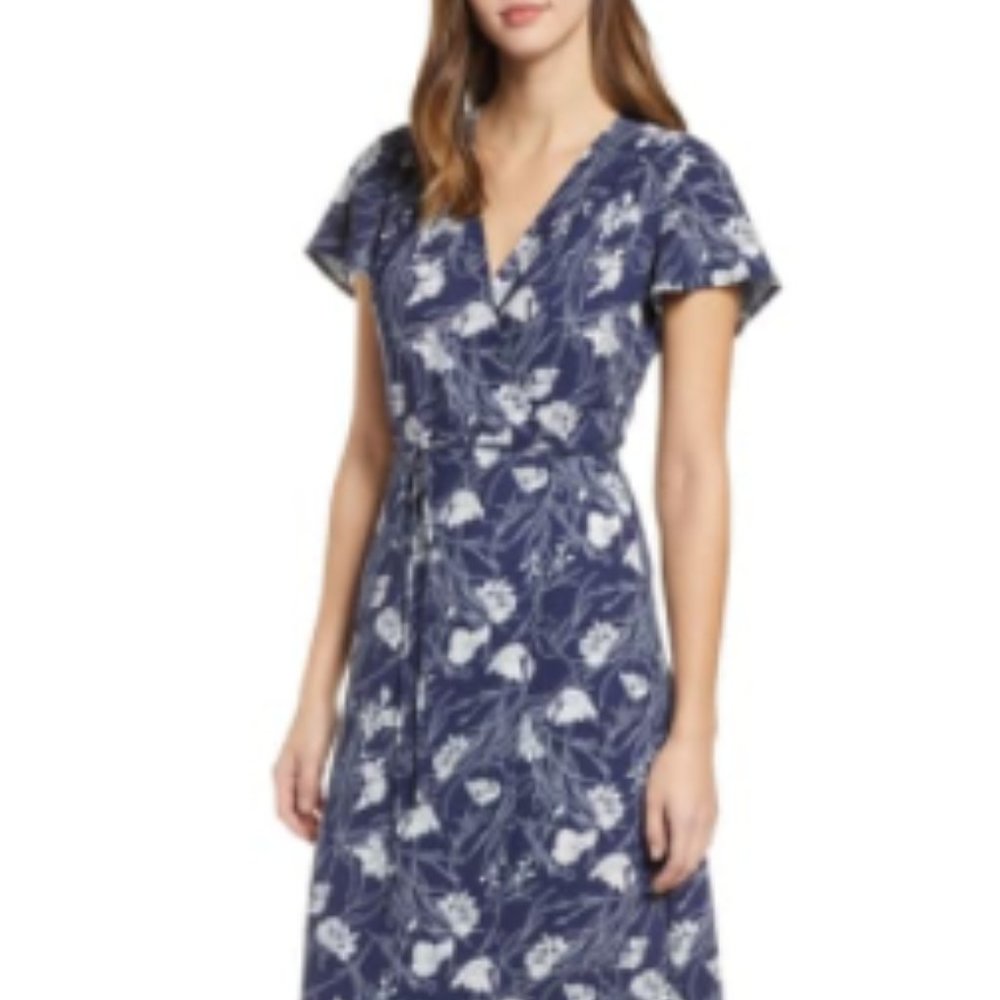 Floral Wrap Dress